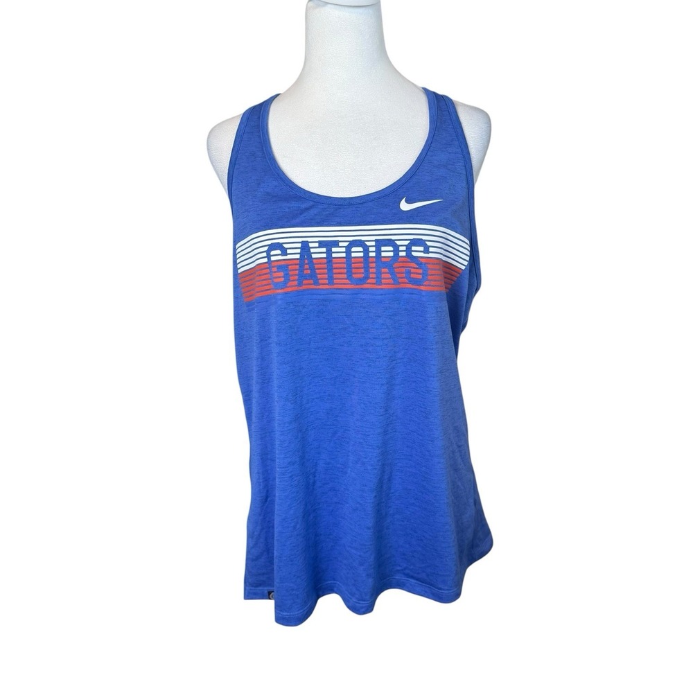 Nike‎ Dri-Fit Womens Blue Florida Gators Racerback Tank Top XL Sports College